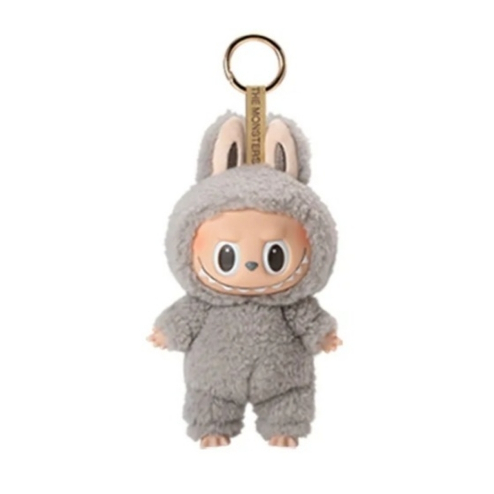 Brand New POP MART Labubu Plush Pendant - Exciting Macarons - Sesame Bean